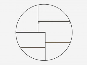 Wall Shelf Darkenberd 3D 모델