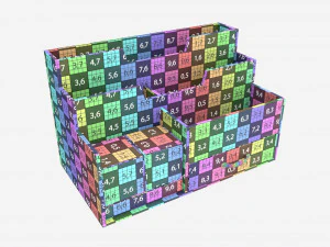 Wooden Desk Organizer 03 3D Model