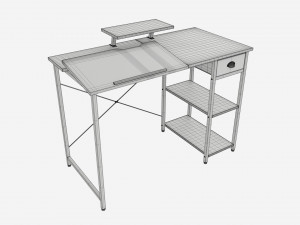 Adjustable Tiltable Drawing Table Modelo 3D