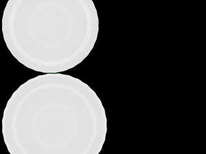 Apple Pie French with Plate 02 3D Model