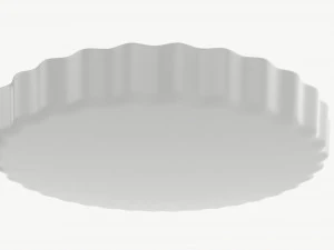 Apple Pie with Plate 01 3D Model