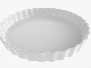 Apple Pie with Plate 01 Modèle 3D
