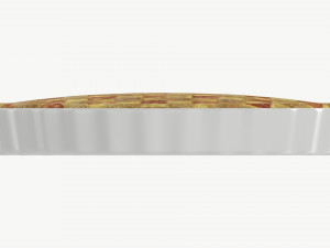 Apple Pie with Plate 01 Modèle 3D