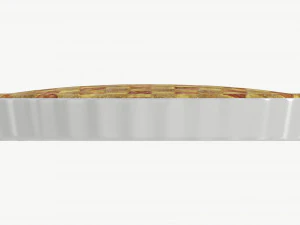 Apple Pie with Plate 01 3D Model