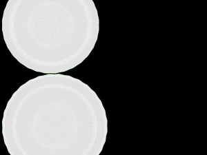 Apple Pie with Plate 01 3D Model
