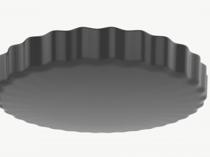 Apple Pie with Plate 02 Modelo 3D