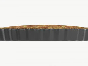 Apple Pie with Plate 02 3D Model