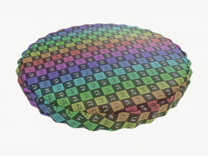 Apple Pie with Plate 02 Modelo 3D
