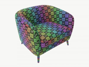 Armchair Melody 3D 모델