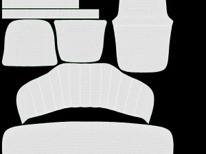 Armchair Melody 3D Model