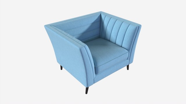 Armchair Piano Modello 3D .c4d .max .obj .3ds .fbx .stl .blend 