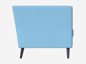 Armchair Piano Modello 3D