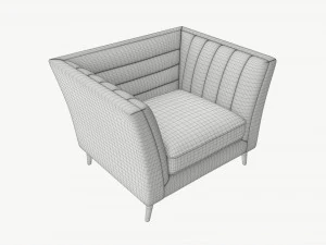 Armchair Piano 3D Model