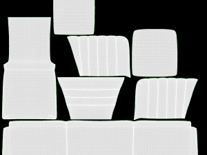 Armchair Piano Modello 3D