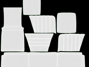 Armchair Piano 3D Model