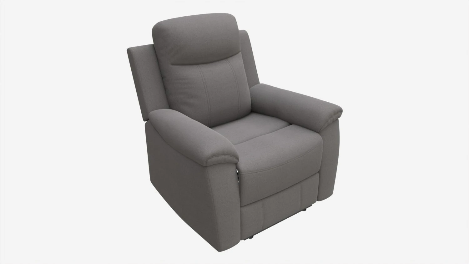 Armchair recliner Milo 3D Model .c4d .max .obj .3ds .fbx .stl .blend