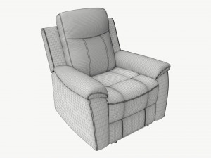 Armchair recliner Milo Model 3D