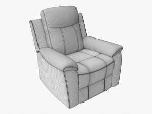 Armchair recliner Milo 3D Model