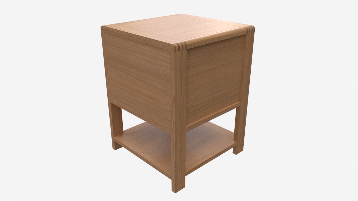 Bedside Cabinet 2 Drawer Ercol Bosco 3D Model in Other 3DExport