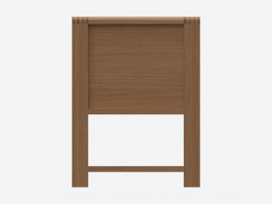 Bedside Cabinet 2 Drawer Ercol Bosco 3D Model
