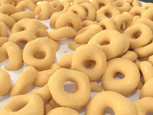 Bowl of Honey Cheerios with Milk 3D Model
