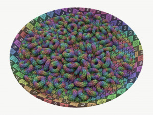 Bowl of Honey Cheerios with Milk Modelo 3D
