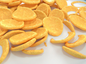 Bowl with Cornflakes 01 Modelo 3D