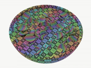 Bowl with Cornflakes 02 Model 3D