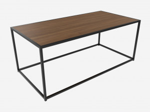 Coffee table Seaford rectangle 3D Model