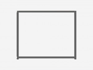 Coffee table Seaford rectangle 3D-Modell
