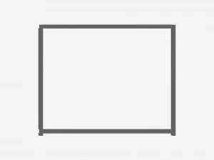 Coffee table Seaford rectangle 3D Model
