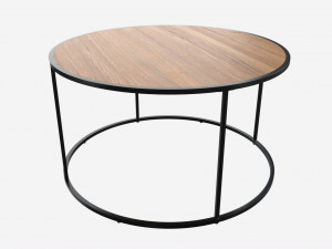 Coffee table Seaford round 3D Model