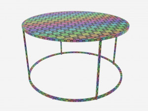Coffee table Seaford round 3D Модель
