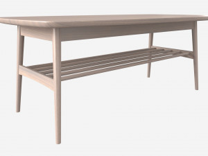 Coffee table Woodstock rectangle 3D Model