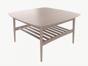 Coffee table Woodstock square 3D Model