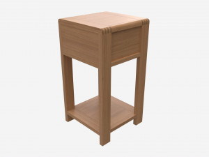 Compact Side Table Ercol Bosco 3D Model