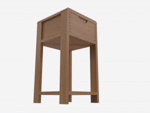 Compact Side Table Ercol Bosco 3D Model
