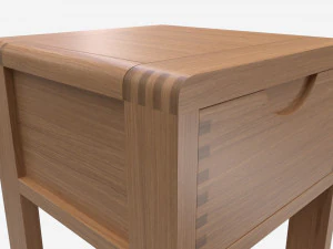 Table d'appoint compacte Ercol Bosco Modèle 3D