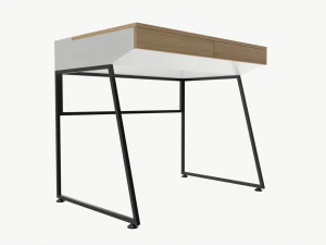 Desk Study 3D Model