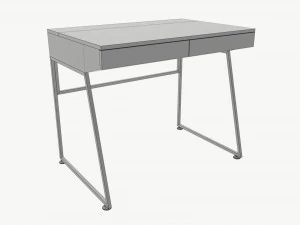 Desk Study 3D Model