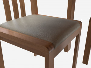 Dining Table with Chairs Ercol Bosco 3D Модель
