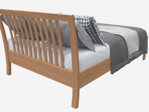 Double Bed Ercol Bosco Model 3D