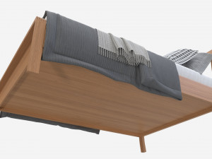 Double Bed Ercol Bosco Model 3D