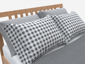 Double Bed Ercol Bosco Model 3D