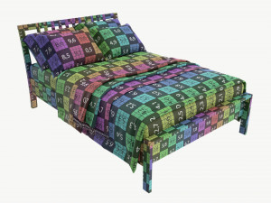 Double Bed Ercol Bosco Model 3D