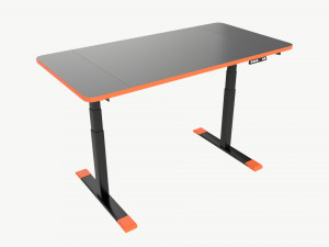 Electric Height Adjustable Standing Desk 3D Model