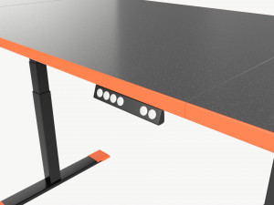 Electric Height Adjustable Standing Desk Model 3D