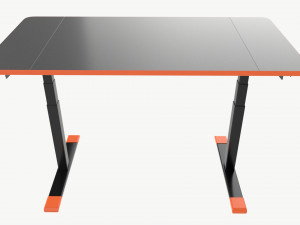 Electric Height Adjustable Standing Desk Model 3D