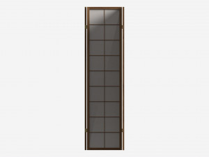 Folding screen Oriental Model 3D