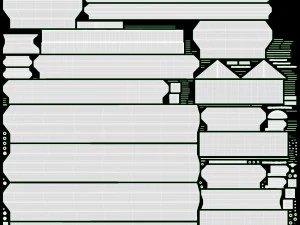 Gaming Computer Desk with Shelf 3D Model